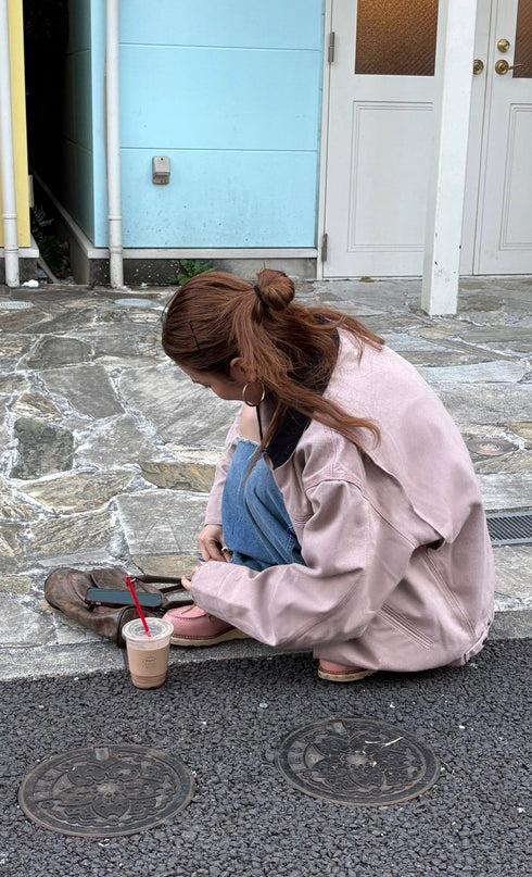 バイカラールーズブルゾン